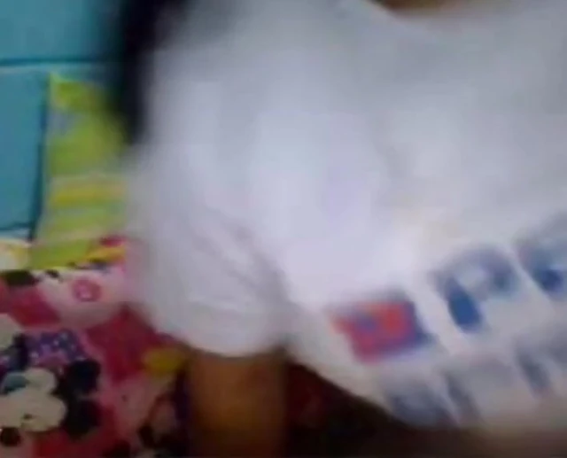 Girl in wite tshirt masterbates
