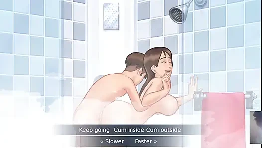 CUTE STEPSIS JENNY ALL BATHROOM LEWD SCENES! SUMMER TIME SAGA NEW UPDATE!