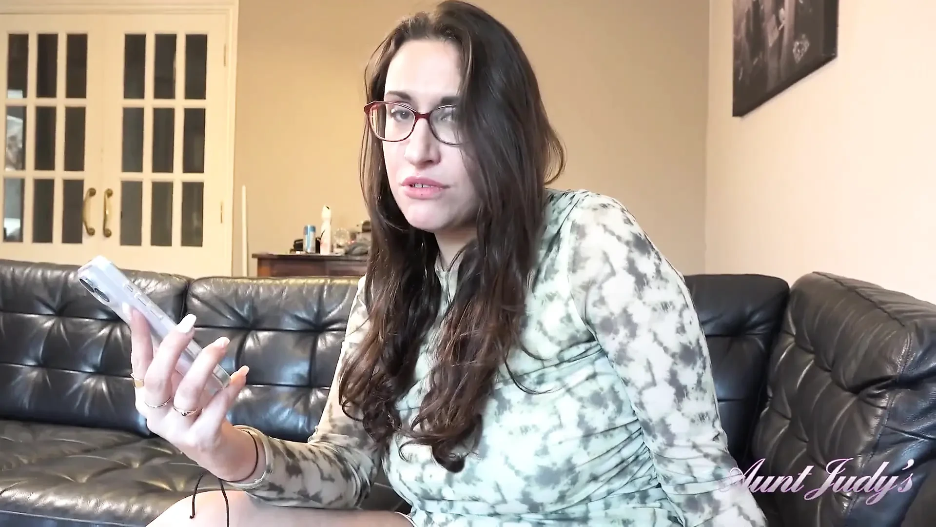 Auntjudys - Your Busty Landlady Ms. Kitty Kat Catches You Watching MILF Porn (pov)