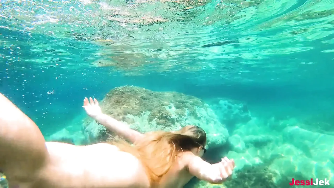 Amazing Underwater Sex with Big Ass Naked Adventures! Wild Anal on Beach Jessijek