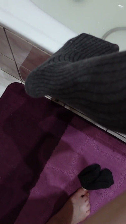 Foot and Leg Washing From My POV