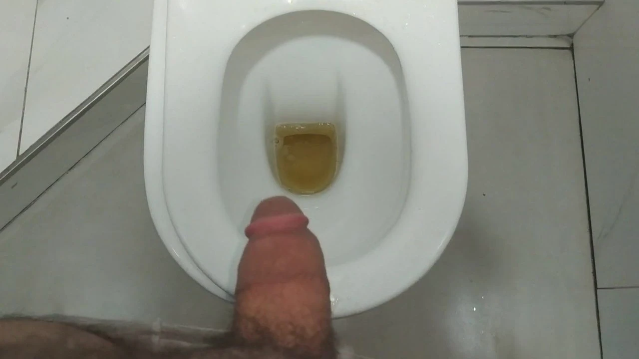Băiatul urs care se pișă în toaletă