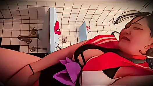 Spritzen Sie Sailor Sumomo Sun mit aphrodisiakum Sperma ein.