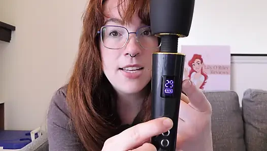 NSFW Review of the Led Display Vibrating Wand Pro Compact From Funzze