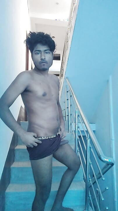 I was alone at home so I did a handjob