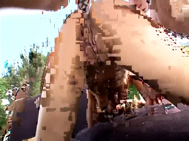Randy cock sucking tramp getting fucked and splooged by the pool