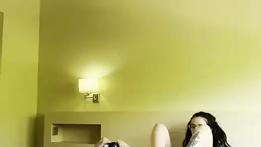 Съемка дрочки ногами за кулисами со Святым Макиавелли