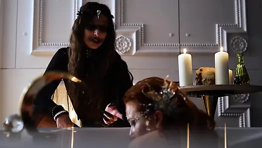 Eine Dunkle Weihnachtsnacht. Zwei Sündige Schönheiten Und Ihre Spielzeuge.
