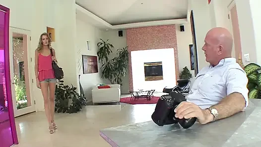 Old bald stepdad had a lewd proposition for his stepdaughter in her bedroom