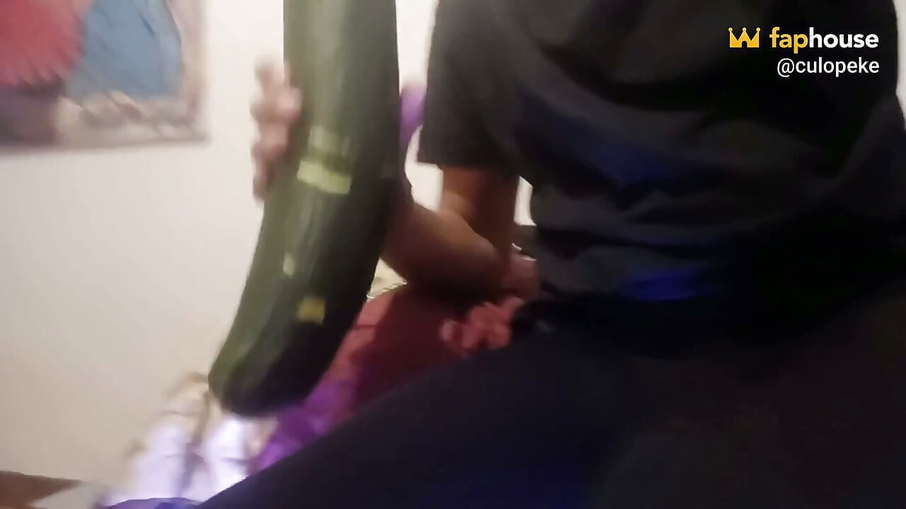 Attractive Guy Fucking in Bed and Inserting Lights Into His Anus.