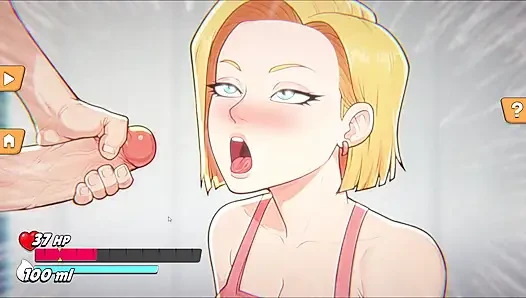 Android 18 Передачи глубоко - Android 18 оставляя Krillin сухим
