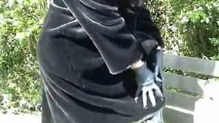 Manteau de fourrure noir Bever
