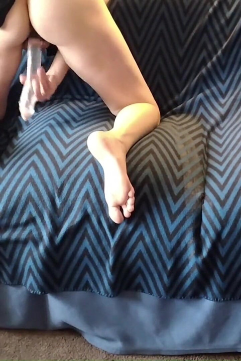 Toying My Pussy with My Purple Dildo (260510f)
