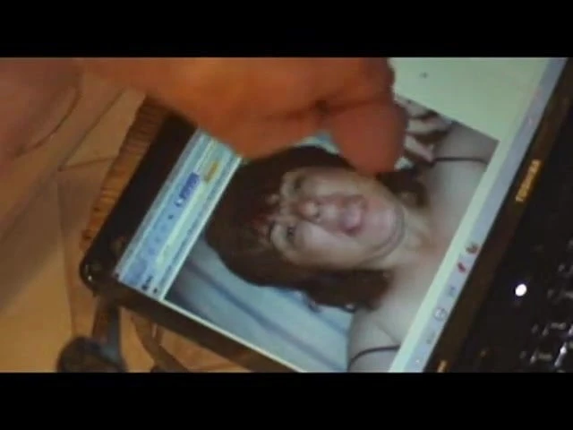 Guy cums twice on my pic