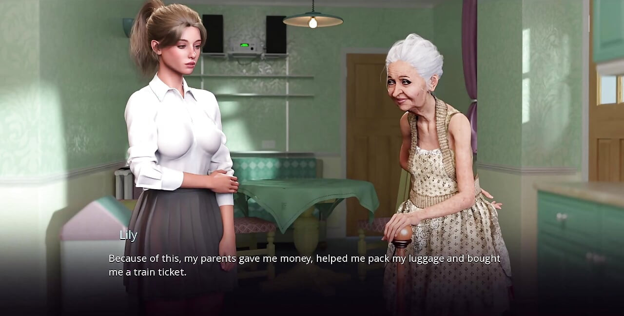 Village Slut Tranformation - Meeting Strange Old Granny