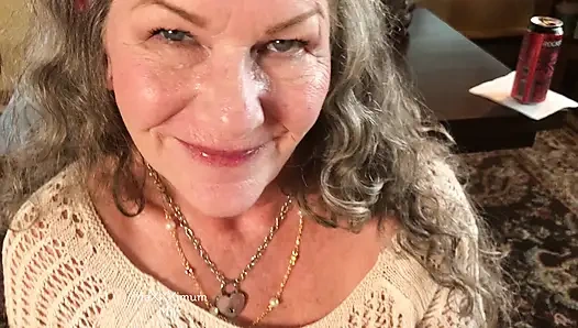 Hot Mother-In-Law Seduces With Best Blowjob & Swallow! MaXXXimumMilf