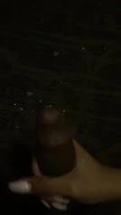 Black girl strokes dick to completion