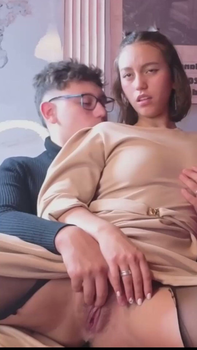 I came home from class soaking wet, and my boyfriend helped me by masturbating me