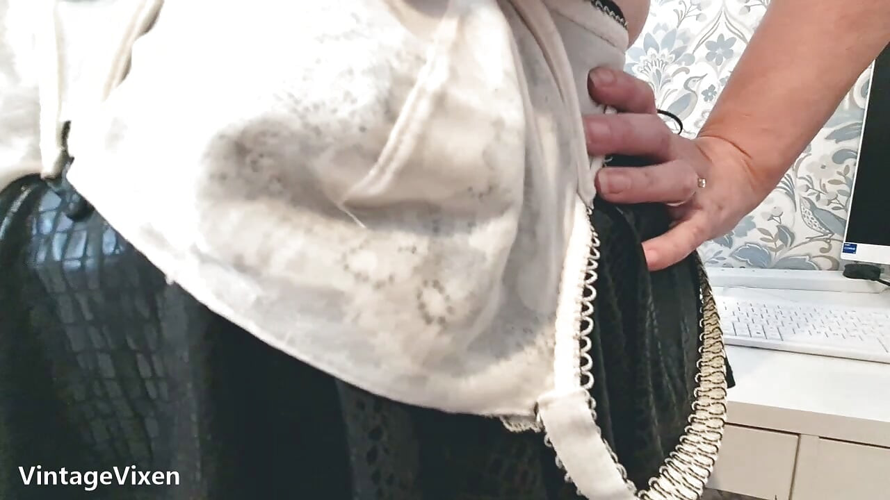 Suckle On My Big Mature BBW Milf Tits While I Play With My Pussy