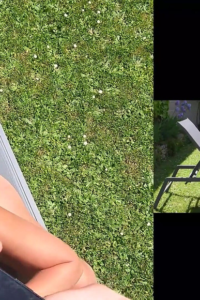 Beautiful MILF in Sexy White Lingerie Gets Fucked Doggystyle Outside and Cums on Her Big Ass