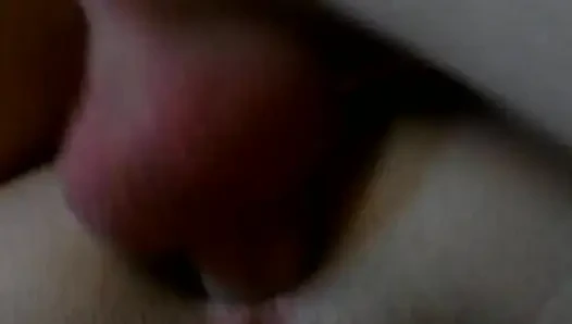 Pretty slut gets a facial after intense anal sex