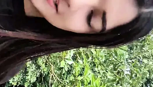 Oh look at it before they erase it Colombian masturbates outdoors