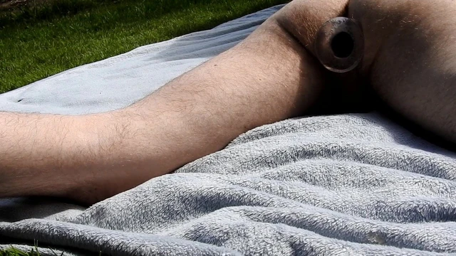 Anal plug in parc