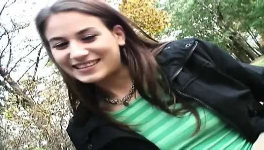 Teenenger Fucked in the Park and Squirted in Mouth