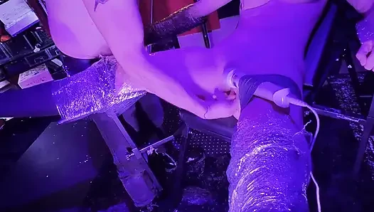 Sexy Pet Finger Fucked in the bondage chair