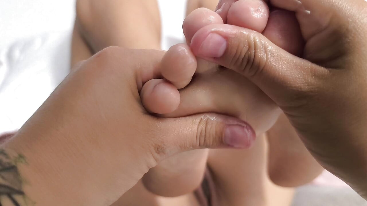 ASMR Foot Worship: Wet Sounds, Gentle Massage, and Tickling