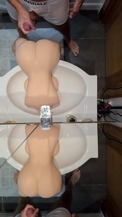 Fucking Sex Doll in Sexy White Boxers Though Fly on Many Cameras