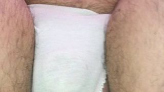 More white cotton panty pissing