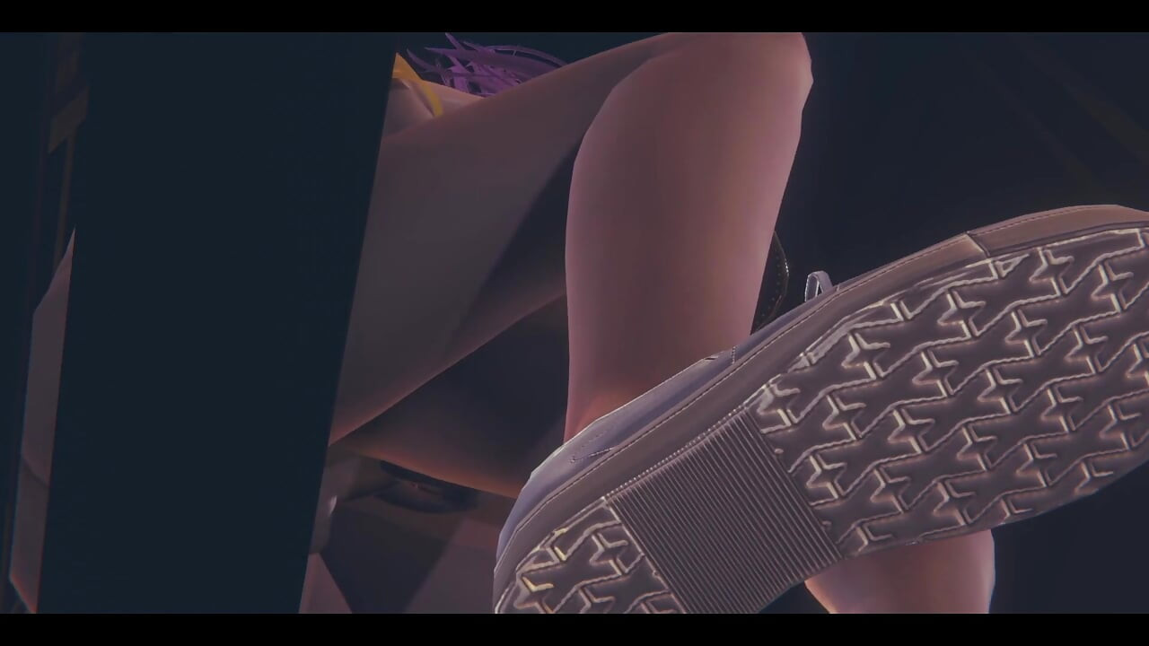 Lol Hentai 3d - Akali dikongkek lututnya dan duduk di tepi jalan - lucah anime manga Asia Jepun