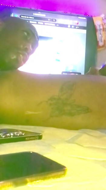 Epic moment from "Very hot BBC TS Tugs A Huge Load for her black thug."