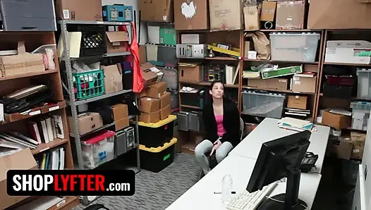 Shoplyfter - Mischievous Bobbi Dylan Tries to Steal From the Wrong Store and Gets Detained and Used