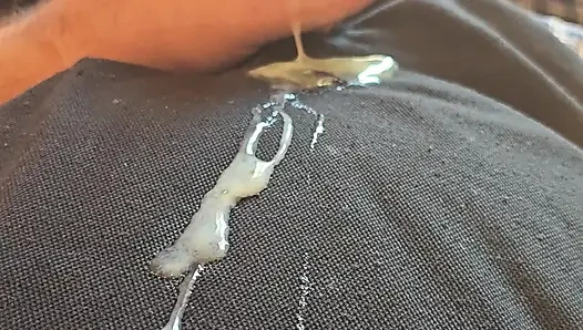 POV solo guy masturbating and torture himself till cum