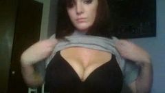 Smoking Hot Brunette Camgirl (Busty Winter) Showing Off Her Perfect Tits