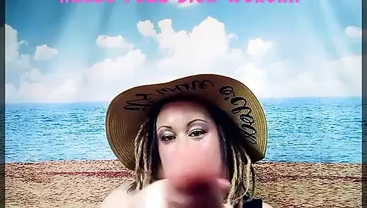 Поклонение хую в лагере сисси, версия сисси-хуя без рук