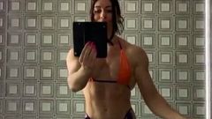 Elite toned muscular female body