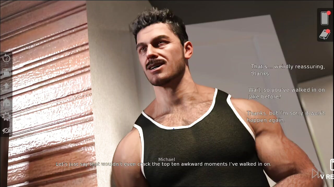 Your muscular tenant trains wishing for his old instructor.
