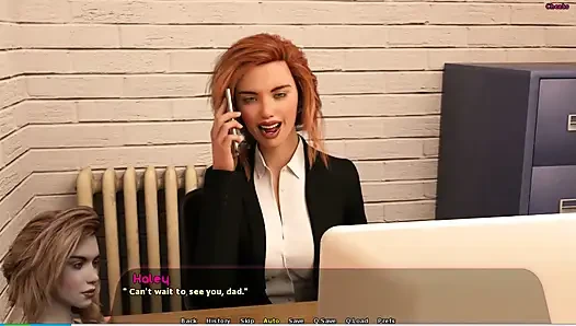 Haley hikayesi #12 - Haley Johannes'e sakso çekti. Hayley, Bay Andrew ve Johannes dışarı çıktı ve Johannes Hayley'i sert sikiyor