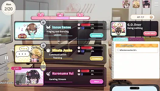 4 V-Lover Yui втирает это. Наш MC заходит и видит Yui мастурбирует!