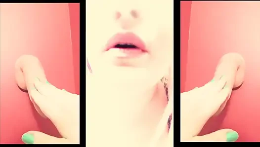 Your Girlfriend Caught You Looking at Porn so She Spits on You and Slaps Your Bonner Down No Talking