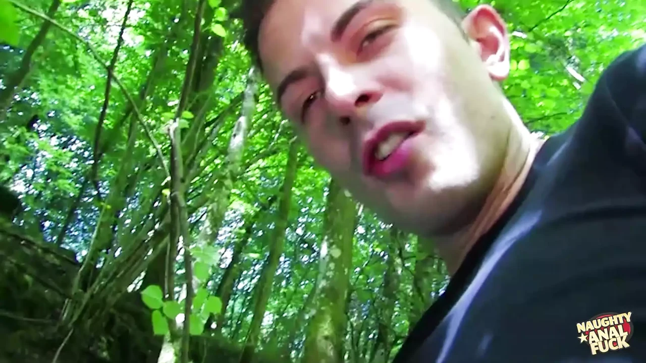 Another super slutty babe got fucked in the middle of the forest by the waterfall
