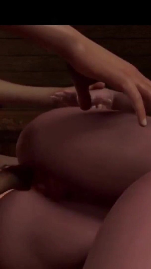 Shaved pussy fucking in doggystyle and riding on dick - Hentai Uncensored 3D | Clip 1