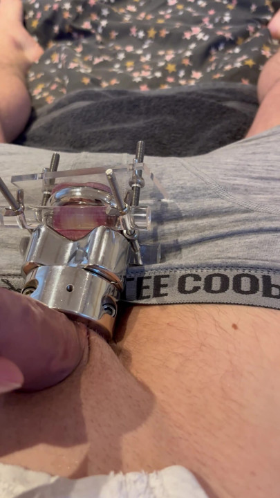 Double Catheter, Ball Stretch and Crush with Cum