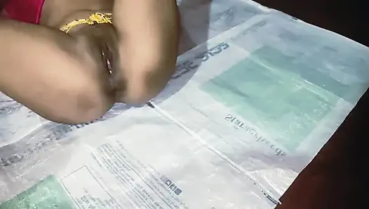 Brother-in-law made a doggy and fucked a sexy sister-in-law. He went to Sula's sister-in-law's room and climbed naked. Tearing her delicate with a desi