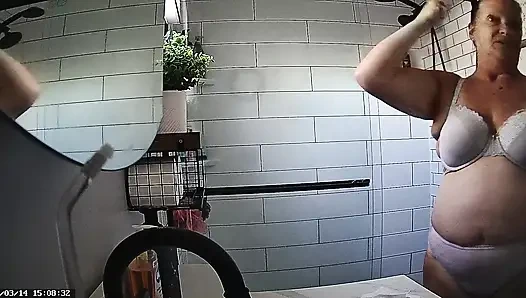 Mrs. Joanne Tanner a Real Public Schoolteacher Captured in the Shower 03-14-2026