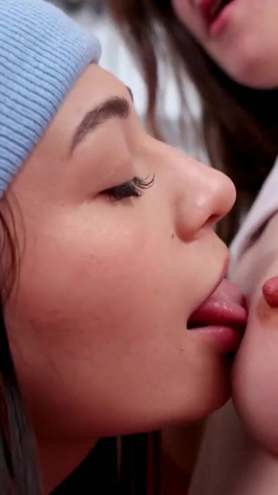 Cold Crispy Day! Just Perfect for Selfies and Eating pussy at ClubSweethearts | Clip 1