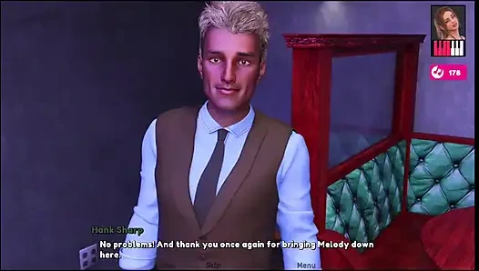 Melody #27 - Melody ona seksi kıyafetini gösterdikten sonra Johannes'e oral seks yaptı.